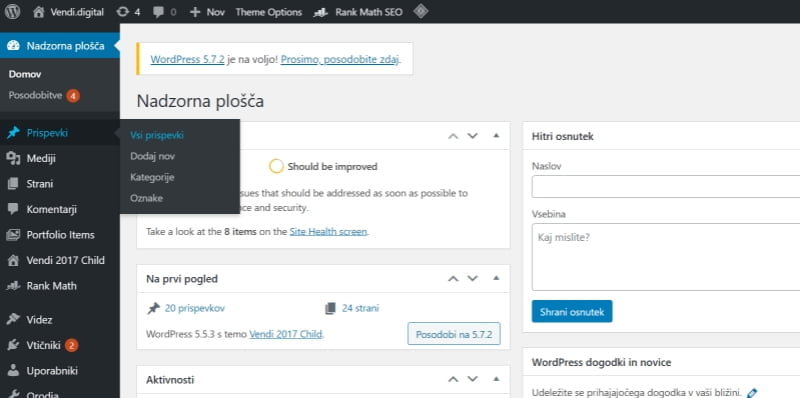 CMS Platforma Wordpress